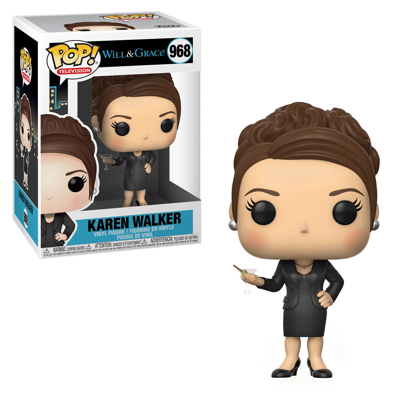 Will & Grace: Karen Walker Funko Pop! Vinyl Figure - Collectible TV Show Merchandise for Fans & Home Decor