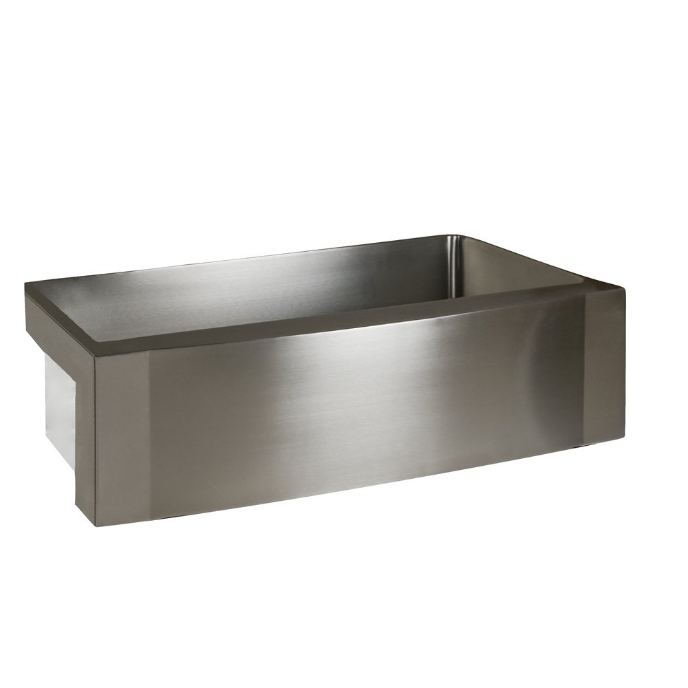 Bremen 30-Inch Single Bowl Stainless Steel Apron-Front Farmhouse Kitchen Sink - Perfect for Modern Farmhouse, Rustic, and Traditional Kitchen Remodels