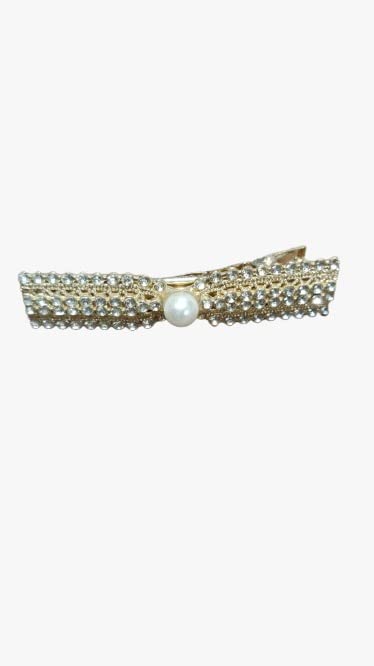 Lord's Town Pearl Hair Pin - Jamieya Pearls Hair Barrettes & Hair Pins for Women & Girls | Elegant Headwear Styling Tools & Hair Accessories for Weddings, Parties & Daily Wear