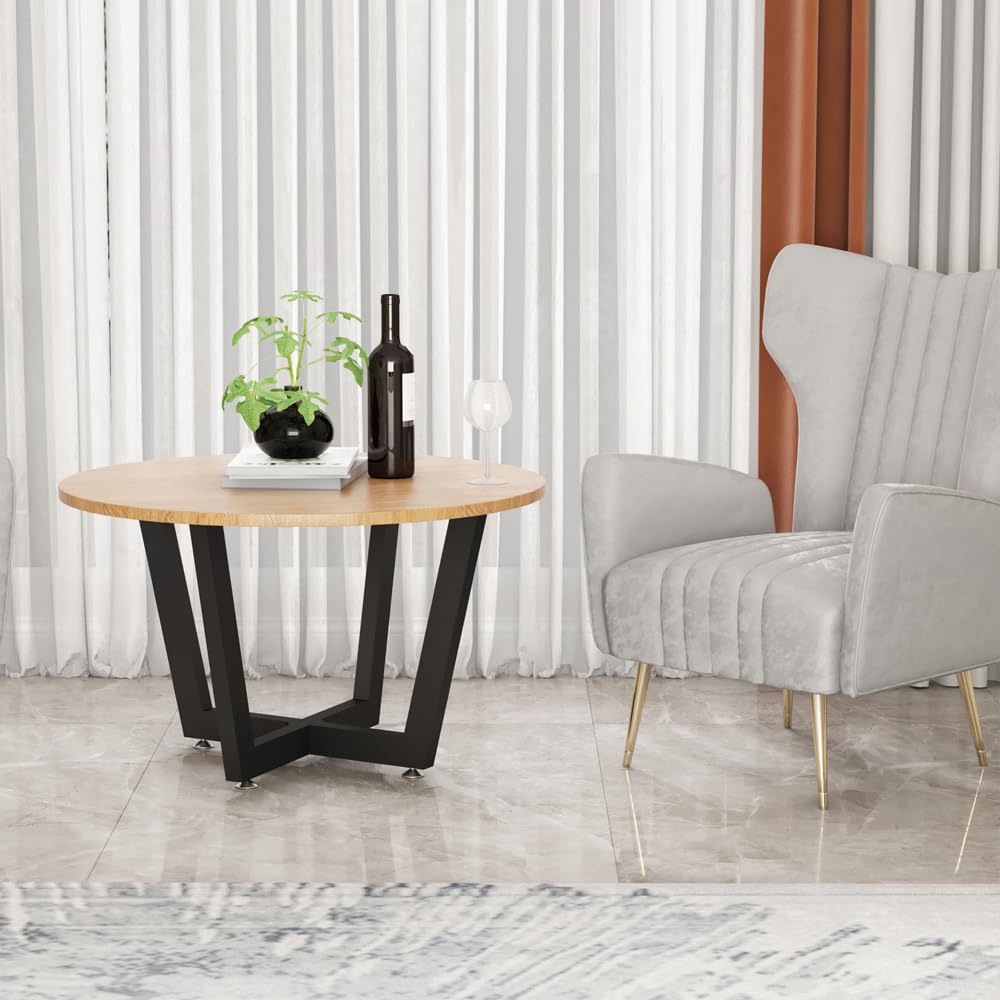 18 Inch Metal Coffee Table Legs - Dual Use Furniture Desk Legs for End Tables, TV Stands & DIY Projects - Sturdy Base for Marble, Glass or Wood Tops - Perfect for Living Room, Office & Home Decor