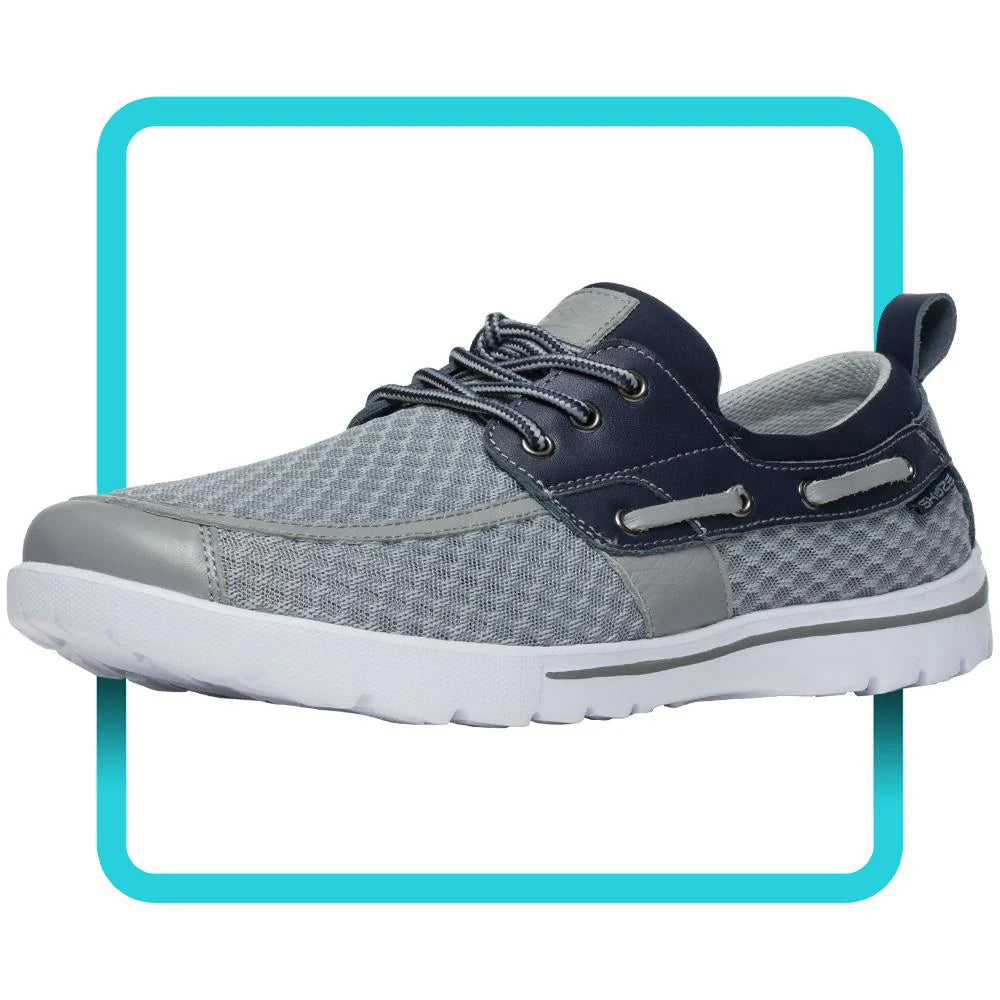 SKUZE Del Marina Stretch Fit Shoes - Comfortable Slip-On Sneakers for Men & Women - Perfect for Walking, Travel, and Casual Wear