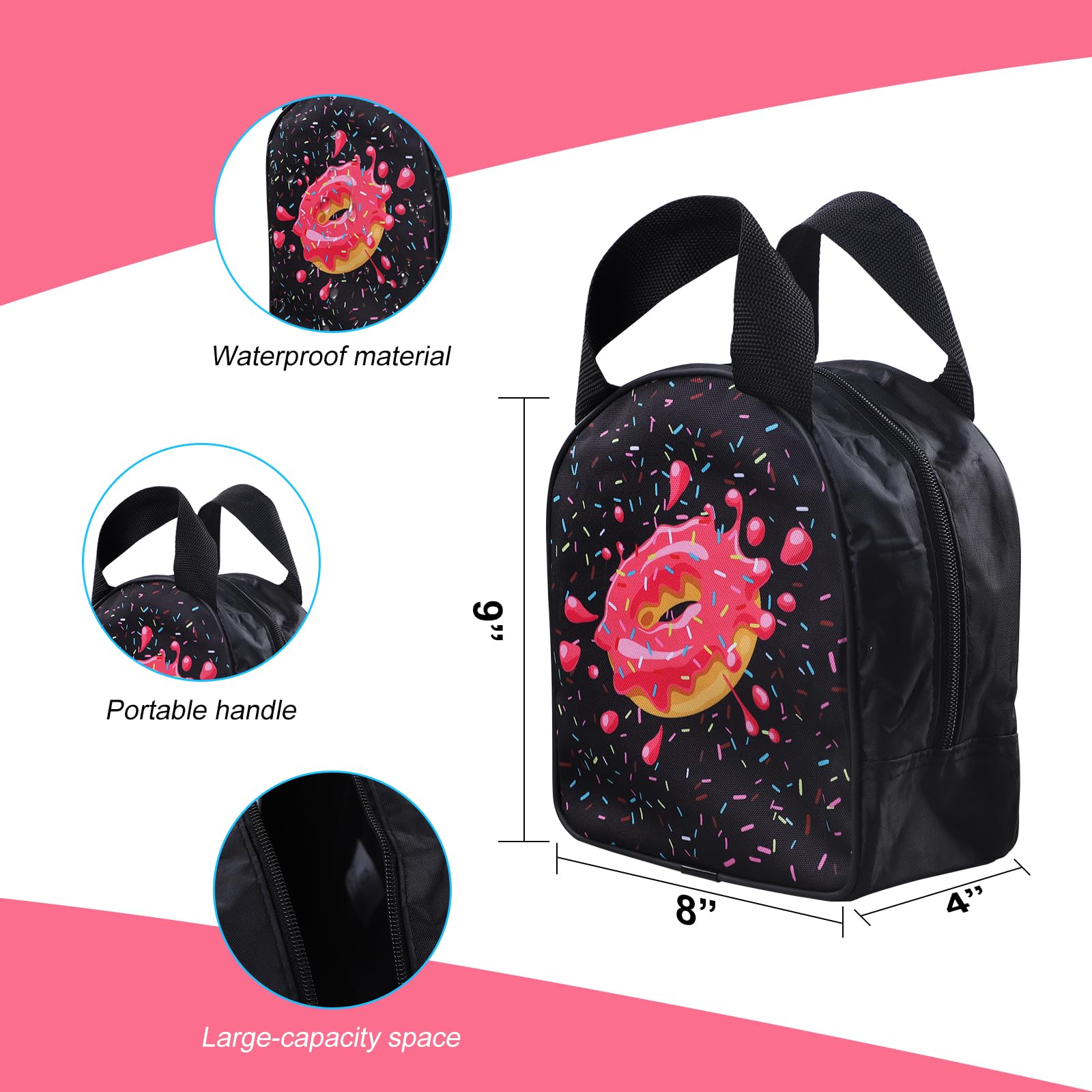**CROWN ME Disc Golf Set - 6 Pack Donut Starter Discs with Printed Bag | Perfect for Beginners & Outdoor Fun**