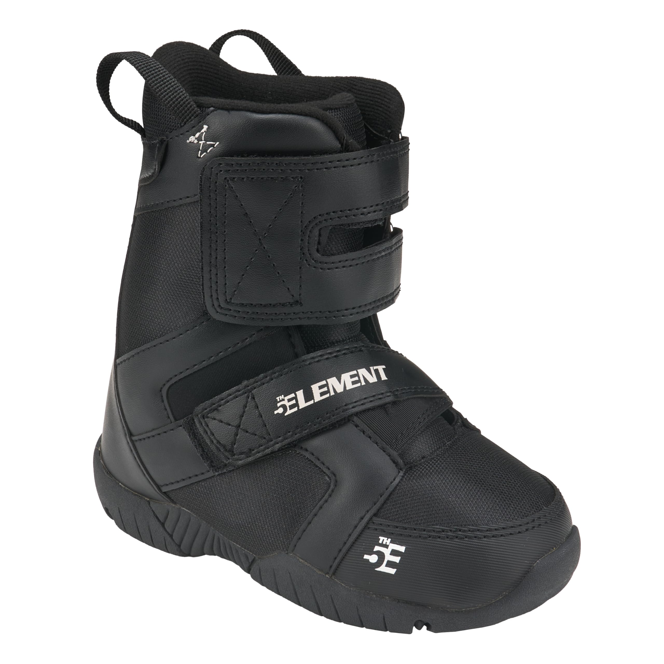 5th Element ST Mini Strap Kids Snowboard Boots for Boys & Girls - Toddler & Beginner Snowboarding Boots with One-Piece Boot Liner & Universal Bindings - Easy Step-In Design for Winter Sports & Mountain Adventures