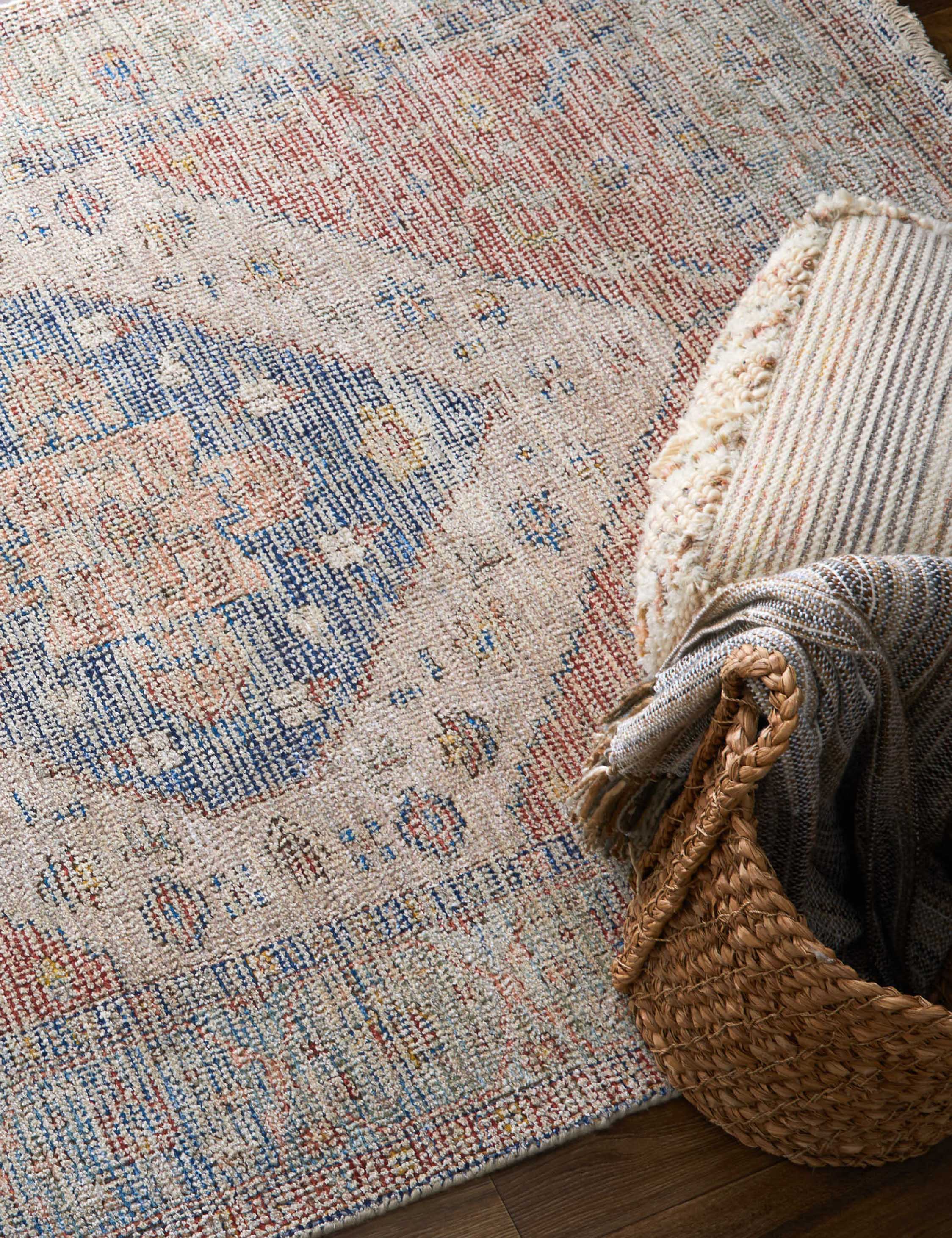 Handwoven Wool Blend Area Rug - Soft & Durable for Living Room, Bedroom, or Office Decor - Anka Premium Home Accent
