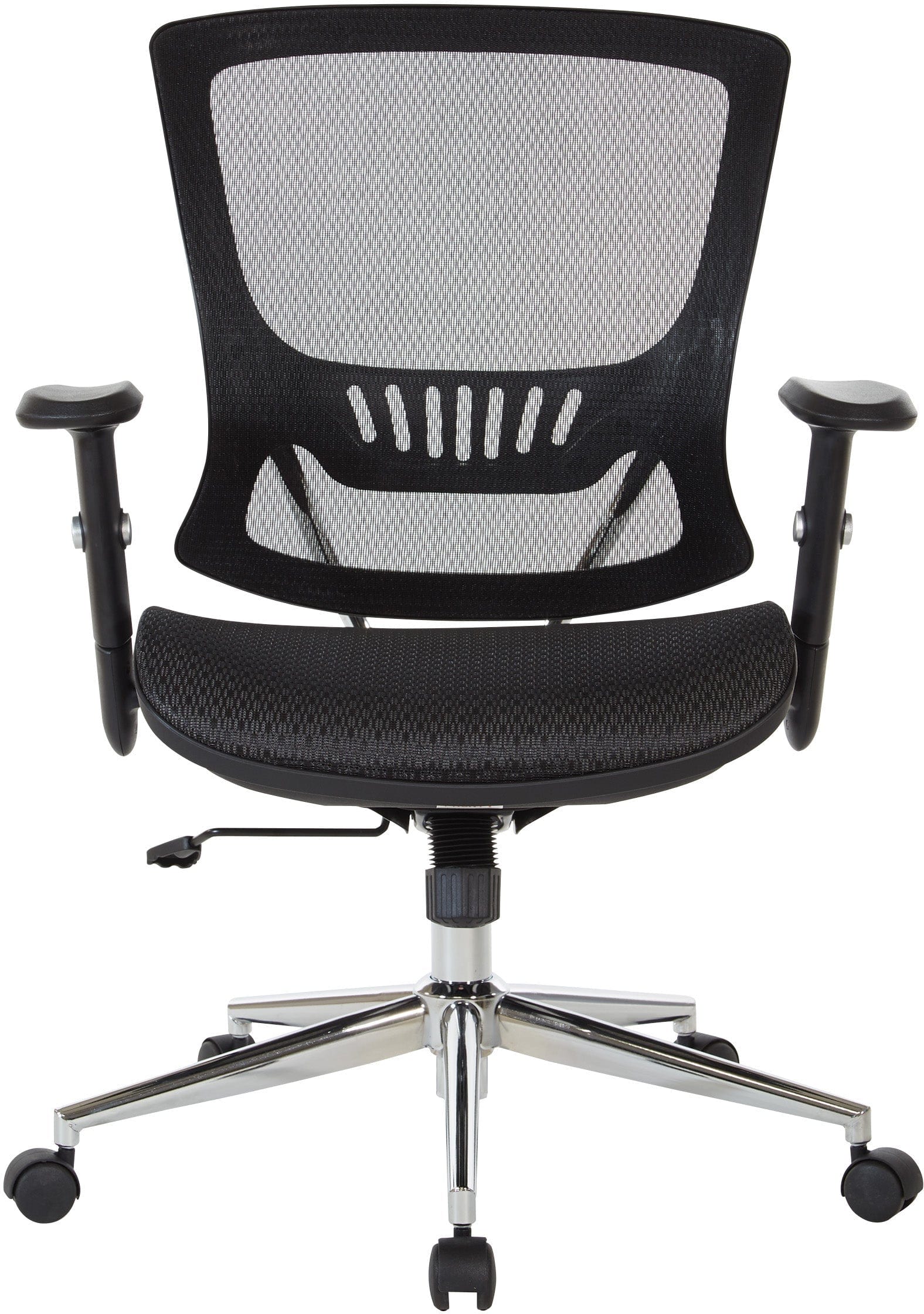 Office Star EM98910 Mesh Screen Seat and Back Chair - Ergonomic Office Chair for Home & Work, Perfect for Long Hours Sitting