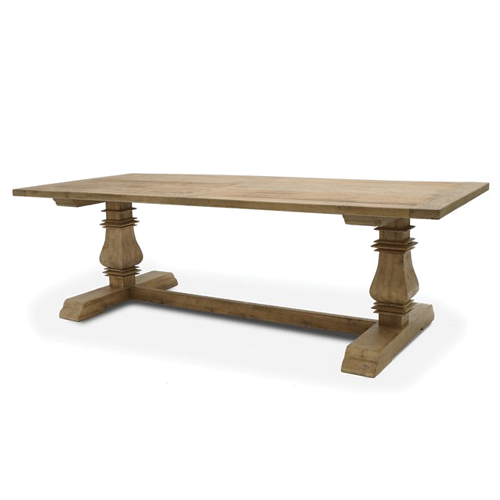 Madrid Dining Table 245cm - Modern Large Wooden Dining Table for 8-10 People | Perfect for Family Gatherings, Dinner Parties & Open-Concept Dining Rooms