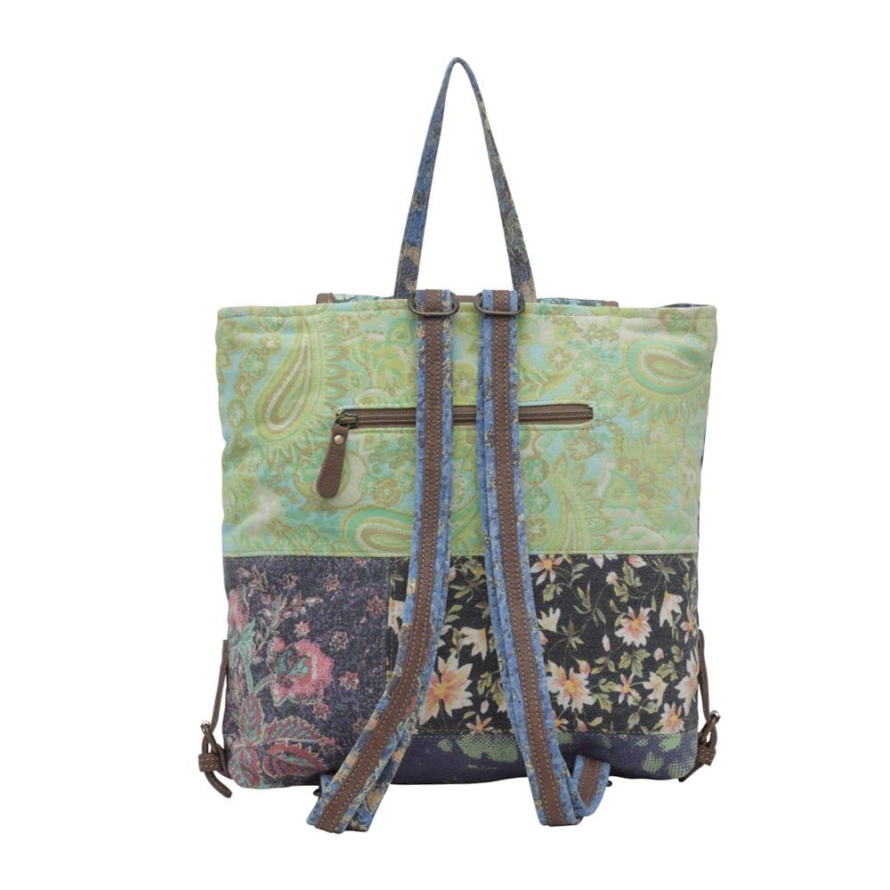 Myra Bag Genuine Leather Backpack for Women - Western Style La Fleur Design, Perfect for Travel, Work, and Everyday Use