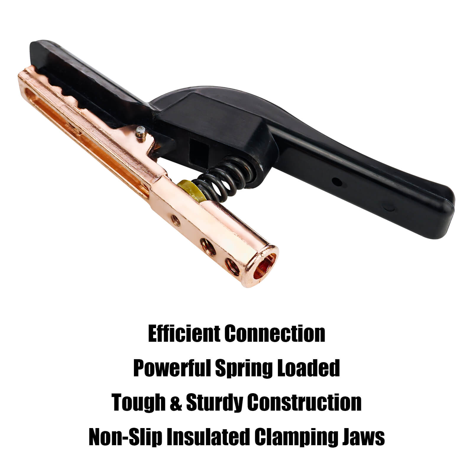 SSimder Heavy Duty 400A Electrode Holder & Ground Clamp Set - Professional Welding Tools for Arc Welding, Metal Fabrication & DIY Projects