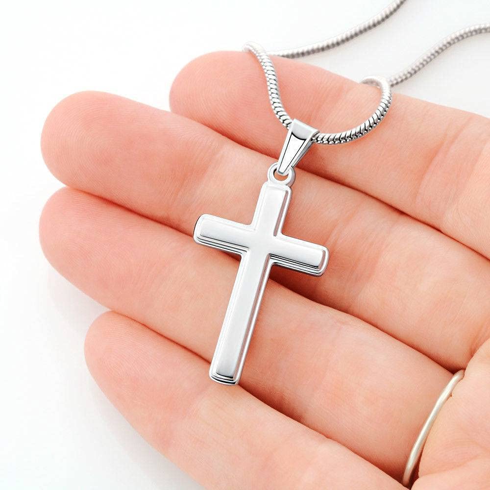 Artisan Cross Necklace for Dad - Father's Day Gift & Birthday Present | Religious Jewelry