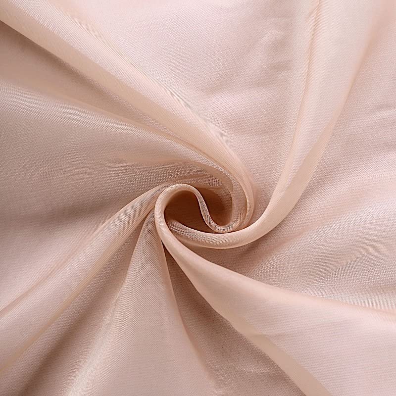 50 Dusty Rose Extra Wide Premium Chiffon Chair Sashes - Elegant Wedding Decorations for Ceremony & Reception (Chair Bows, Table Decor, Party Supplies)