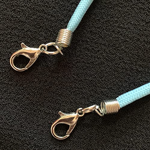 SilverBill Adjustable Nylon Face Mask Lanyard for Women & Men - Set of 5 Multi-Color 24