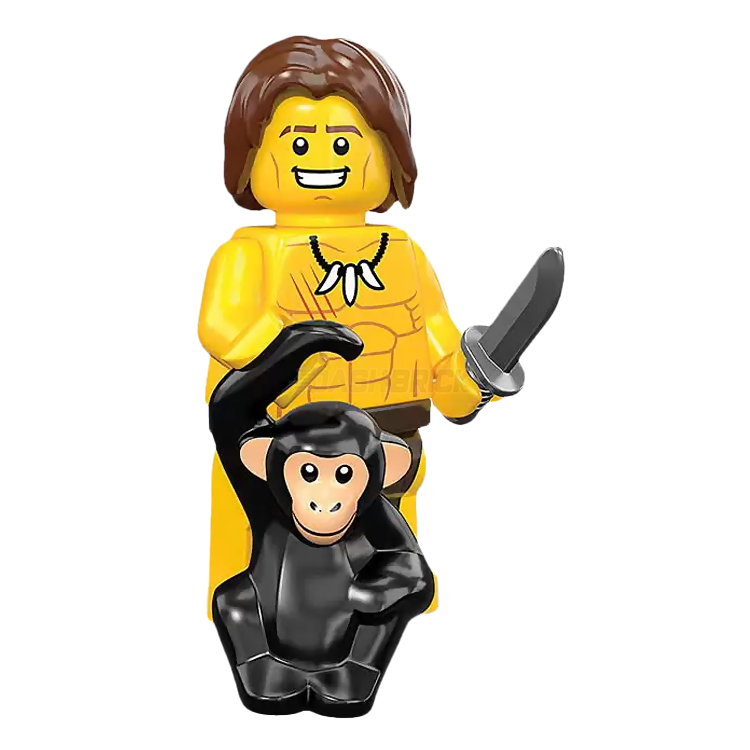 LEGO Collectible Minifigures Series 7 Jungle Boy (10 of 16) - Rare Limited Edition Minifigure for LEGO Fans & Collectors - Perfect for Display, Gifts, and LEGO Jungle Adventures