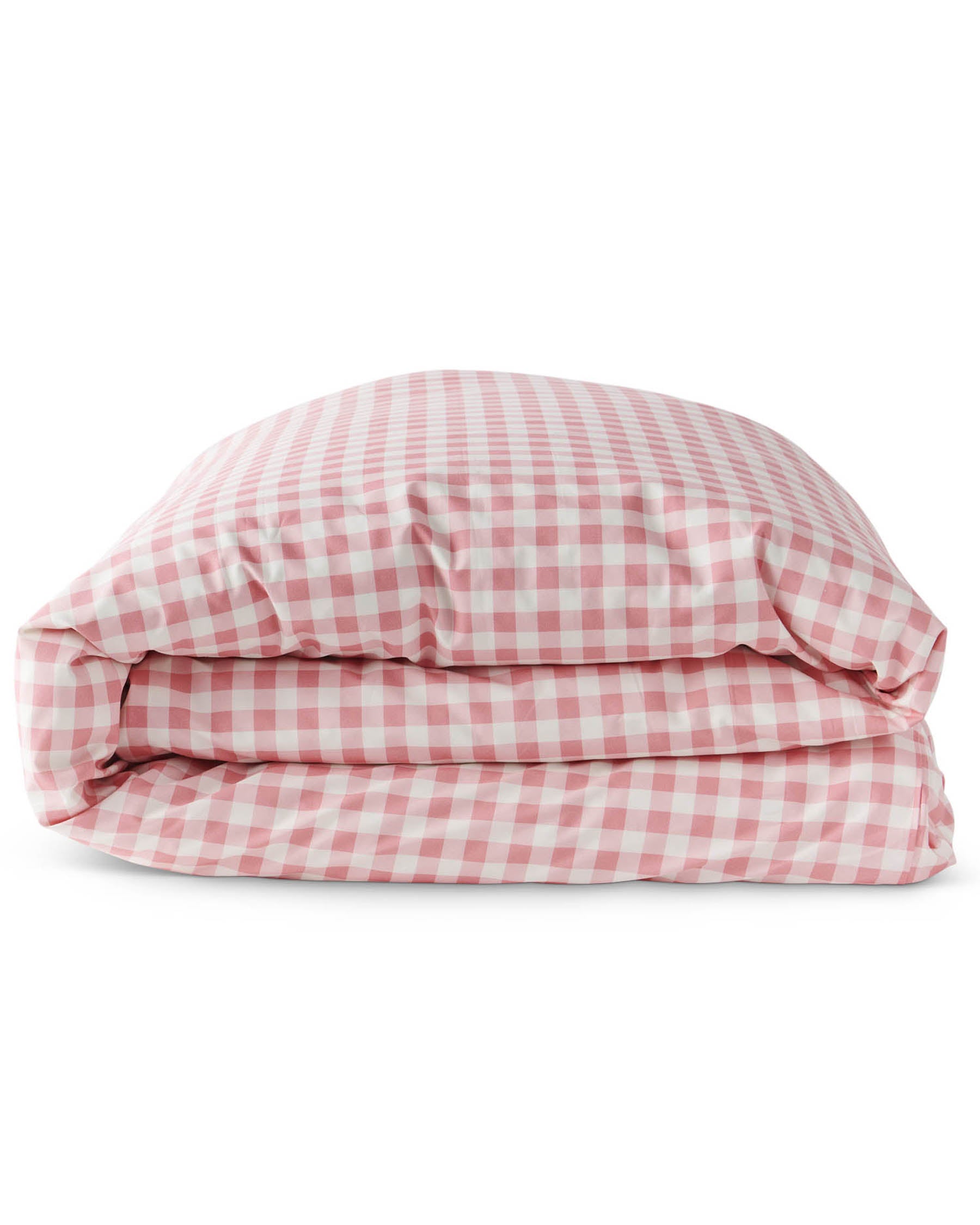 Gingham Candy Organic Cotton Quilt Cover Set - Soft & Breathable Bedding for All Seasons - Perfect for Master Bedroom, Guest Room & Dorm Decor (US)