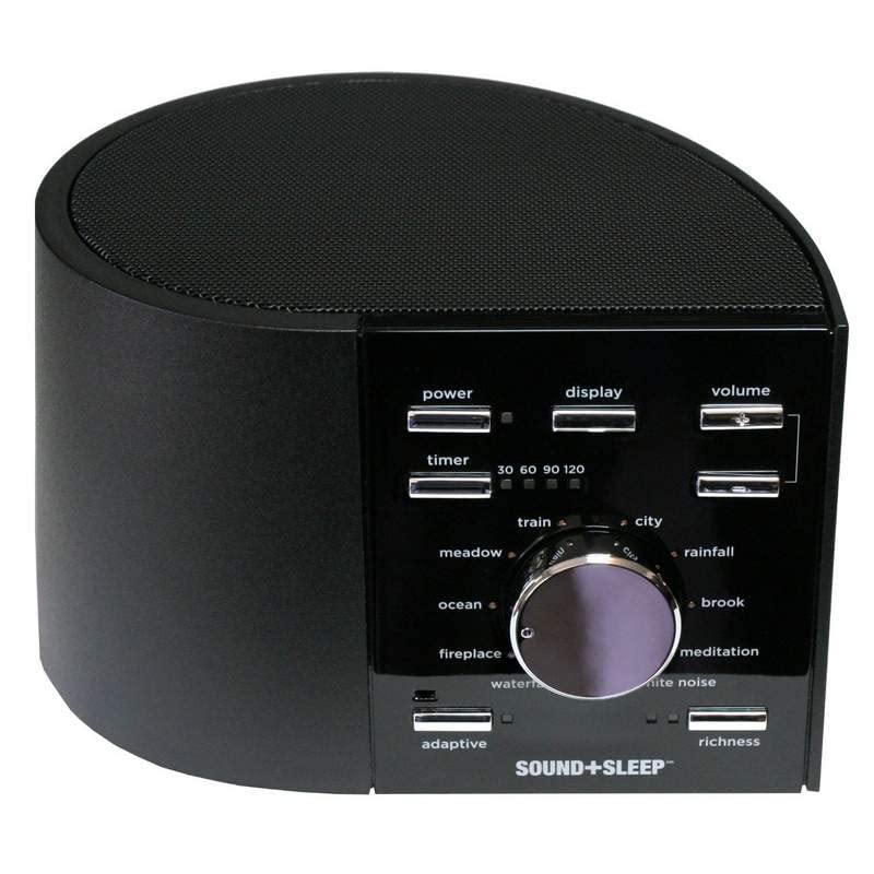 Premium Sound+Sleep High Fidelity White Noise Machine - 30 Non-Looping Nature Sounds & Adaptive Sound Technology with Sleep Timer - Classic Black (Renewed) - Perfect for Baby Nursery, Office Focus & Deep Sleep Therapy