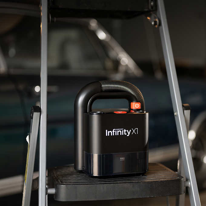 Infinity X1 20V Cordless Car Vacuum Cleaner - Powerful Handheld Auto Vacuum for Car Detailing, Home & Office Use - Quick Clean Pet Hair, Dust & Debris from Cars, Furniture & Tight Spaces