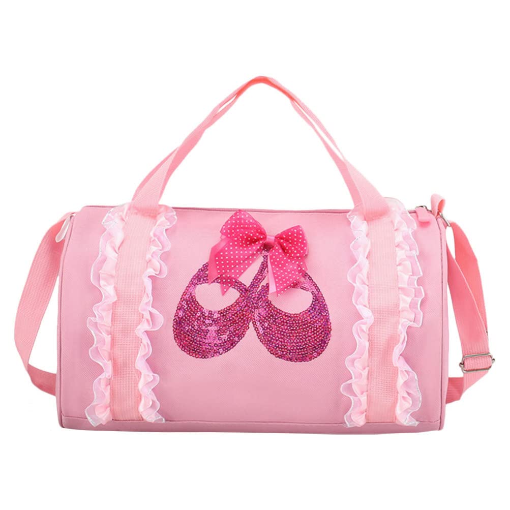 PACKOVE Large Ballet Dance Bag for Kids - Sports & Crossbody Bag for Dance Class