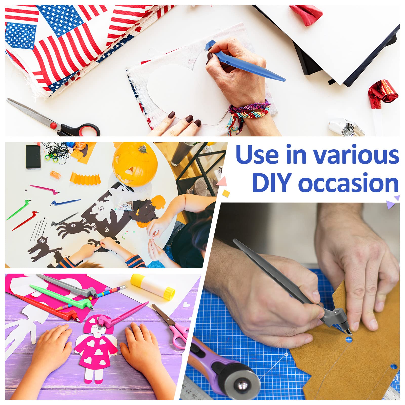 25-Piece Craft Cutting Tools Set - 5 Craft Knives, 15 Rotating Blade Knives (360°), 15/30/45° Angle Cutters, 4 Weeding Tools & Cutting Mat - DIY Paper Craft Supplies for Scrapbooking, Card Making, Vinyl Decals (Rustic Colors)