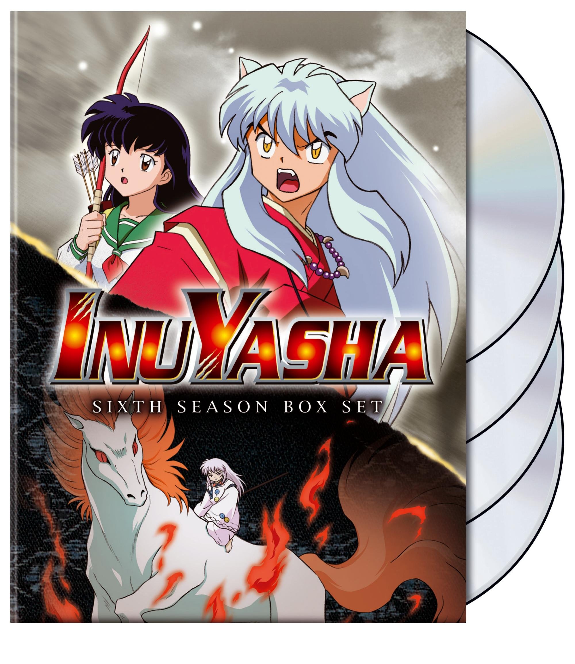 Inuyasha Complete Season 6 DVD Box Set - Anime Action Adventure Series for Fans & Collectors | Perfect for Binge-Watching & Gift Giving