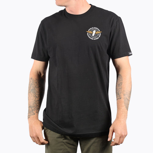 Renown SS Tee - Premium Cotton Short Sleeve T-Shirt for Men (Black) | Casual Wear, Gym, Street Style, Everyday Comfort