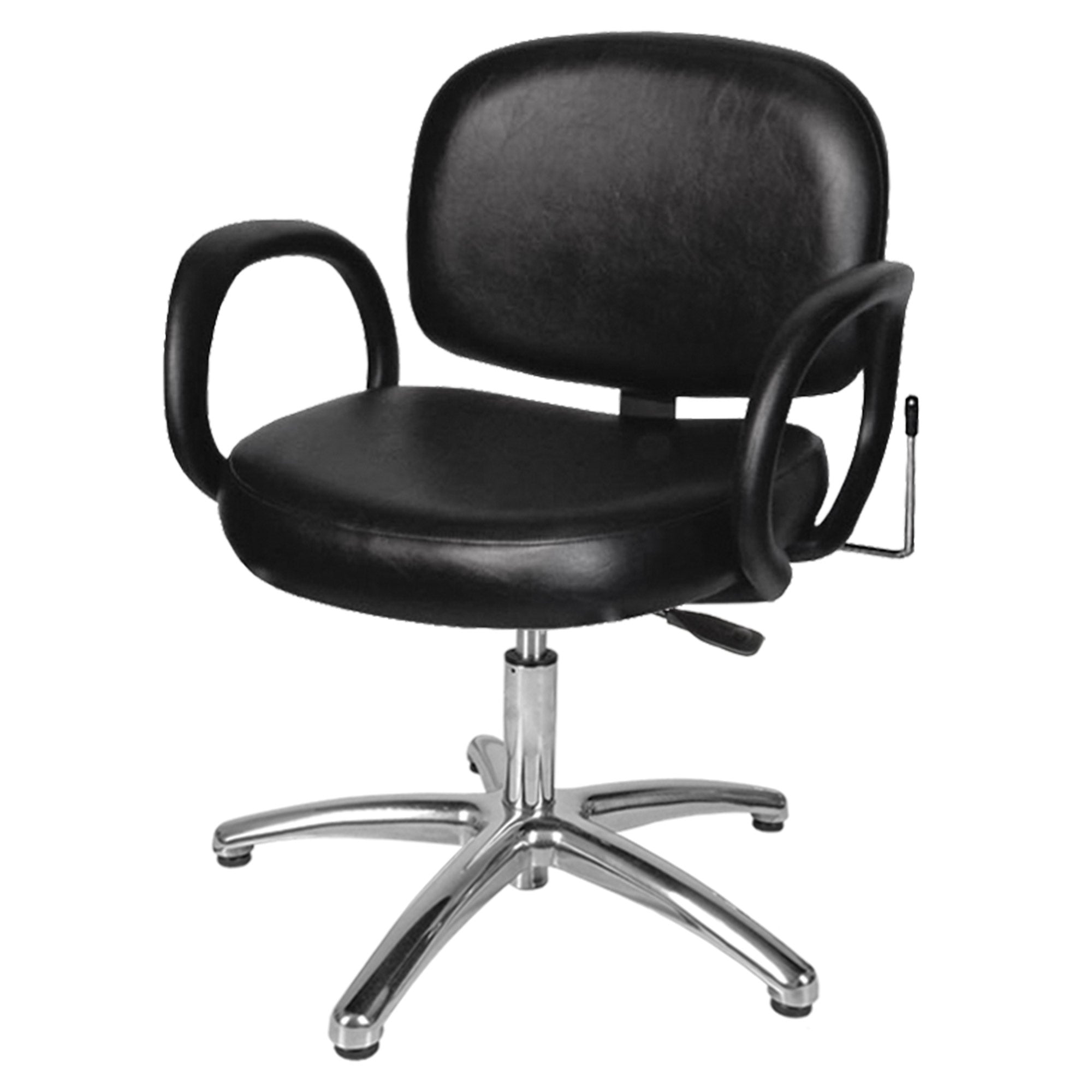Kiva Lever Control Shampoo Chair - Adjustable Salon Hair Washing Chair with Footrest - Perfect for Hair Salons, Spas & Home Use