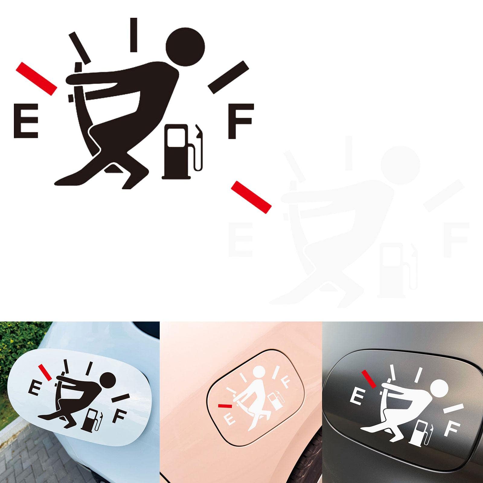 Funny Car Stickers - SECRET DESIRE Fuel Tank Cap Decals for Cars & Vehicles - Black Vinyl Decoration - Perfect for Prank Gifts & Auto Accessories Customization