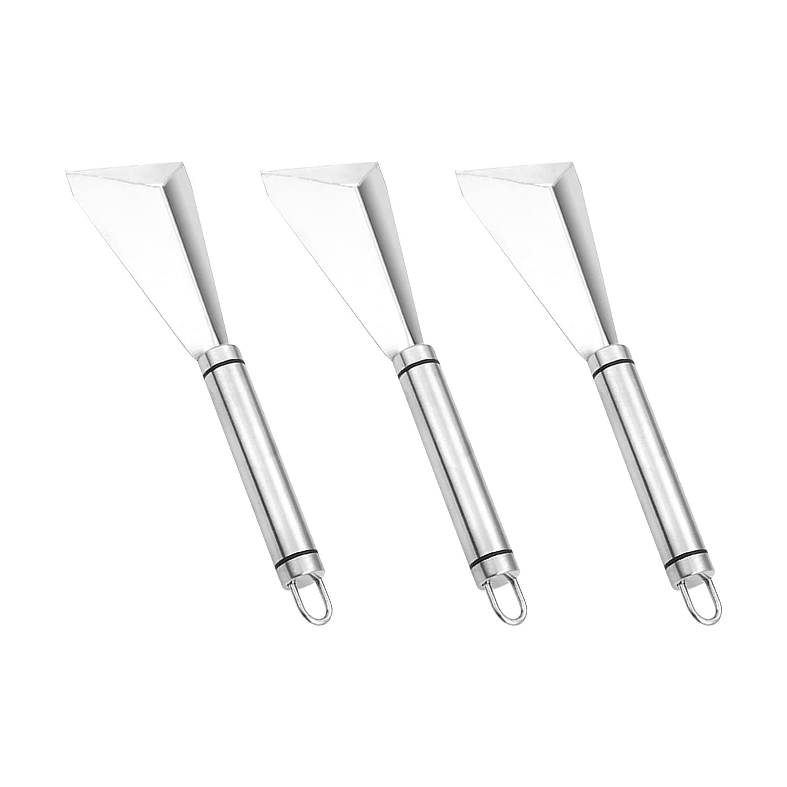 Premium Stainless Steel Triangular Fruit Carving Knife Set - Professional Kitchen Tool for Watermelon, Melon & Vegetable Carving - Perfect for Home Chefs, Party Platters & Food Decoration