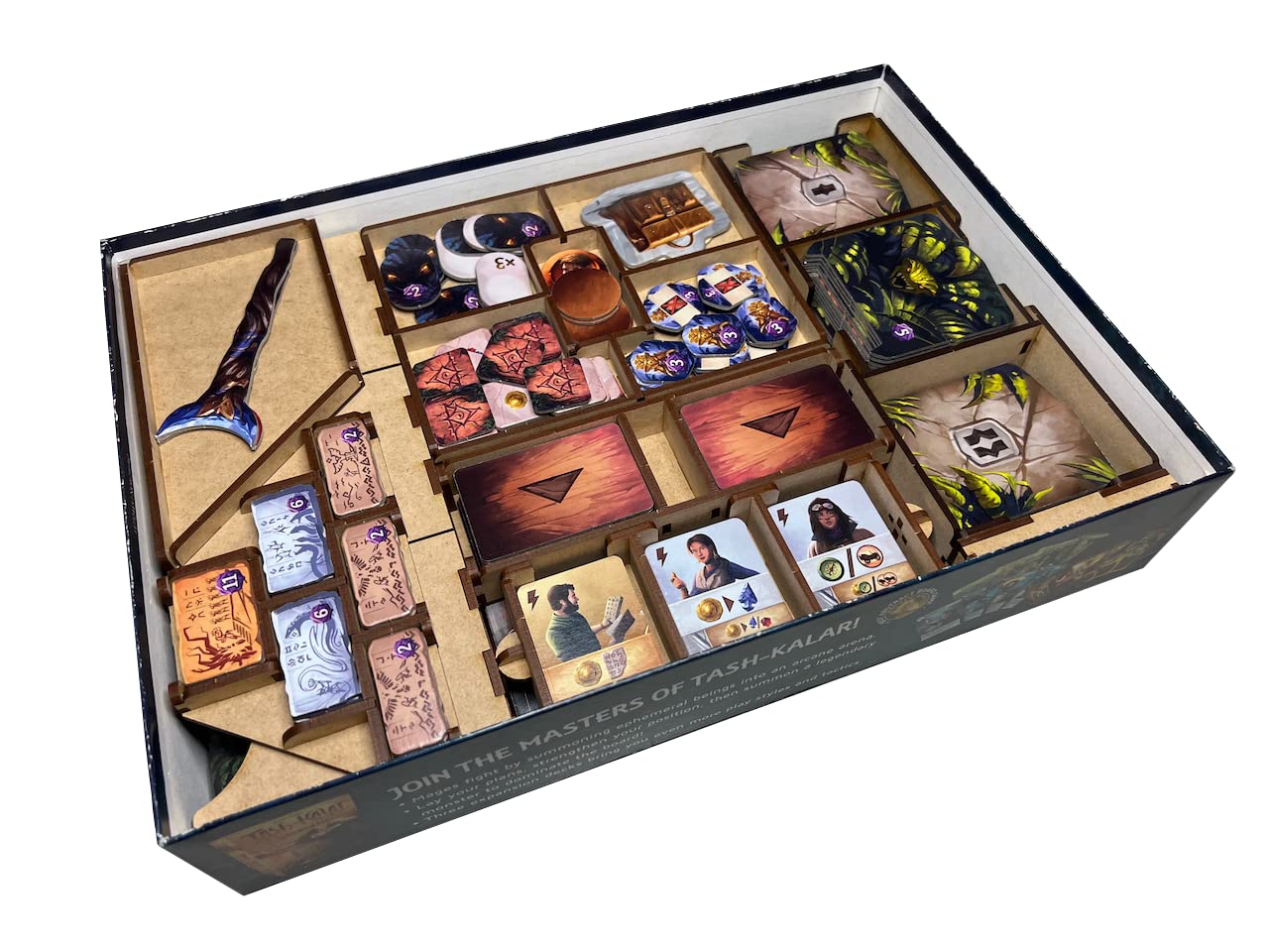 Go7 Gaming Lost Ruins of Arnak Board Game Organizer Insert - Premium Storage Solution for Card Holders, Tokens & Components | Perfect for Game Nights & Tabletop Enthusiasts