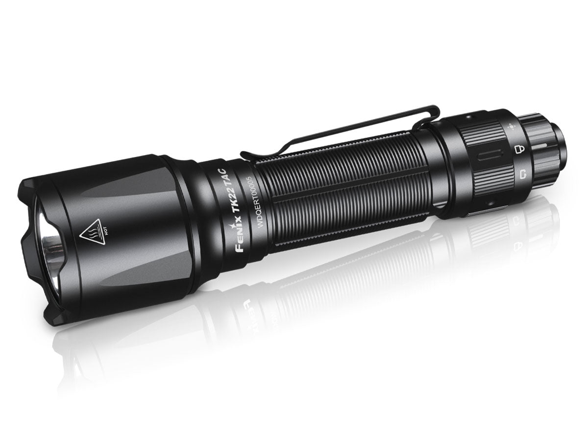Fenix TK22 TAC Tactical Flashlight - 1000 Lumens, Rechargeable, Waterproof for Outdoor, Camping, Hunting & Emergency Use