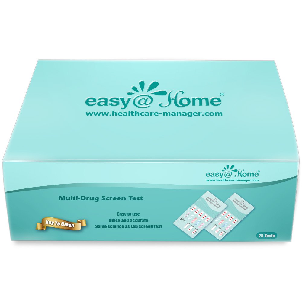 Easy@Home 6 Panel Instant Urine Dip Test Kits (50 Pack) - At-Home Drug Screening for THC, Opiates, Cocaine & More - Fast & Accurate Over-the-Counter Drug Test Strips - Perfect for Workplace Testing, Personal Health Monitoring & Family Safety