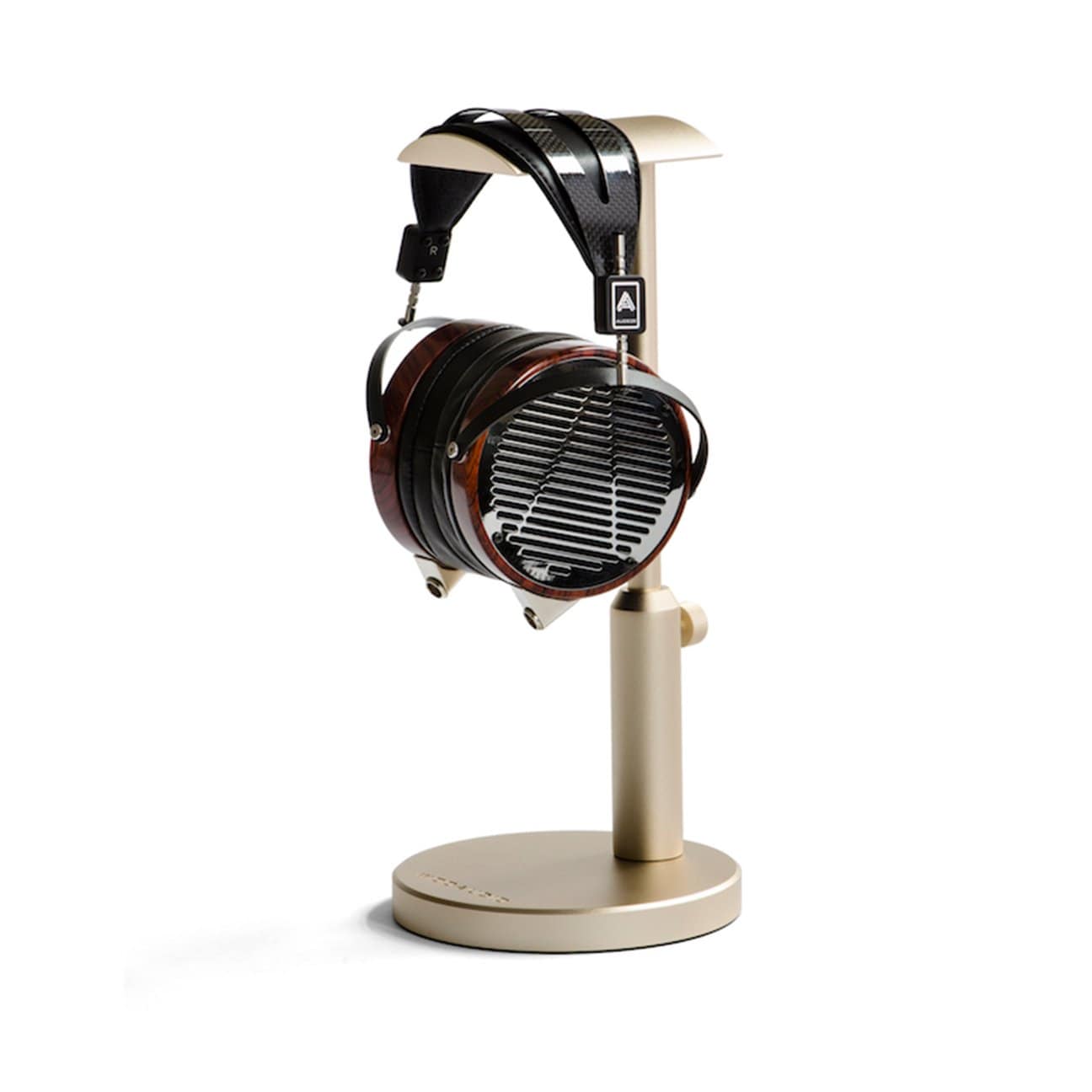 Premium Woo Audio HPS R Aluminum Headphone Stand - Durable Single Headphone Holder for Studio, Office & Gaming Setup | Sleek Modern Design for Audiophiles & Professionals