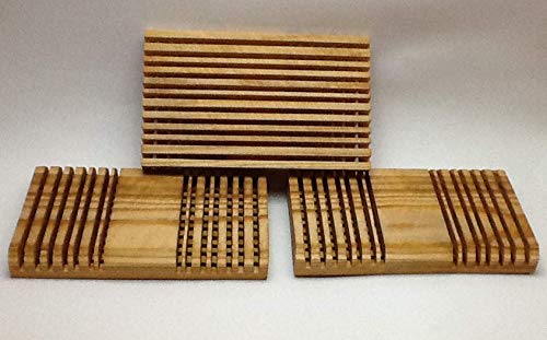 Natural Bamboo Soap Dish Holder - Eco-Friendly Bathroom Organizer for Shower, Sink, and Countertop - Perfect for Bar Soap, Beauty Soap, and Guest Bathrooms
