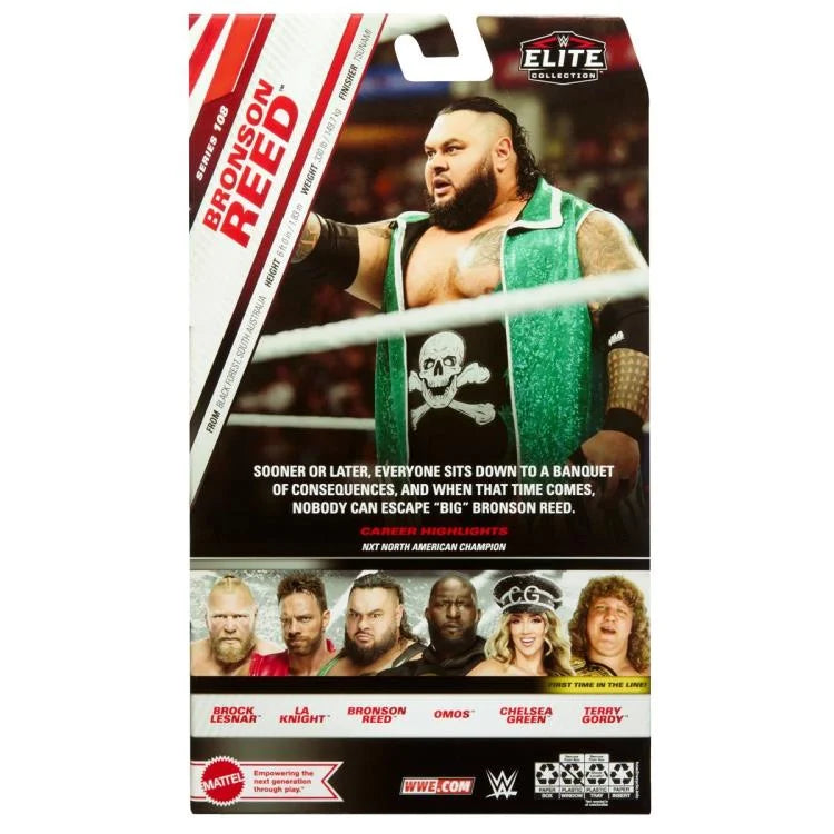 WWE Elite Collection Series 108 Bronson Reed Action Figure - Authentic Wrestling Collectible for Display & Play | Perfect for WWE Fans, Toy Collectors & Gift Giving