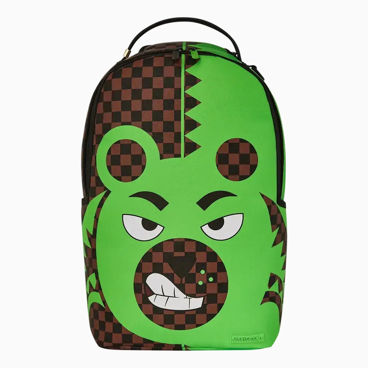 Green Money Bear DLXSV Backpack - Stylish & Durable School & Travel Backpack for Men & Women - Perfect for College, Hiking, Work & Everyday Use