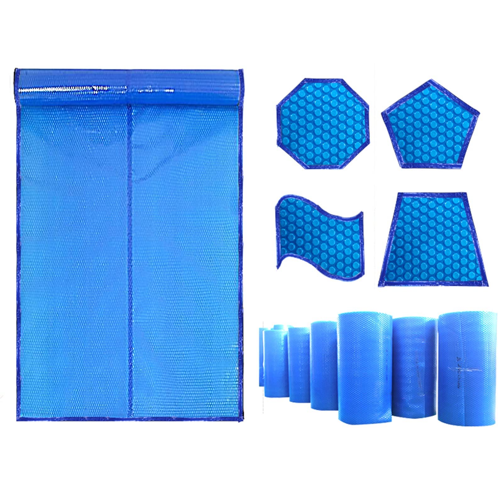 **Heavy Duty 19-mil Polyethylene Solar Pool Cover for Above Ground & Inground Pools (Round, Oval, Square, Kidney) – 20ft/23ft/26ft/30ft/33ft – Floating Inflatable Swimming Pool Cover for Heat Retention & Energy Savings**    *(Perfect for Extending Swimming Season, Reducing Evaporation & Keeping Pools Clean)*