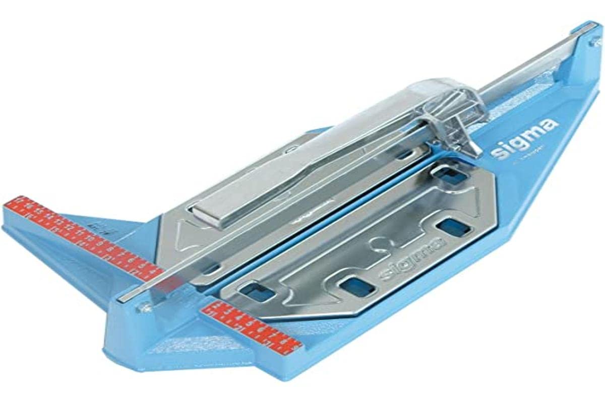 Sigma 7F Professional Tile Cutter - Heavy Duty Ceramic & Porcelain Tile Cutting Tool for DIY Home Renovation and Bathroom Flooring Projects