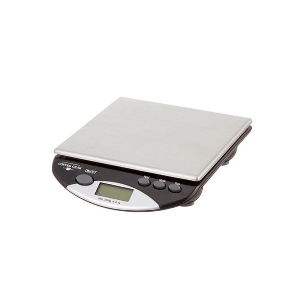 Rhino Coffee Gear Bench Scale 2kg - Digital Kitchen Scale for Precise Coffee Brewing, Baking & Cooking | Perfect for Home Baristas & Professional Chefs