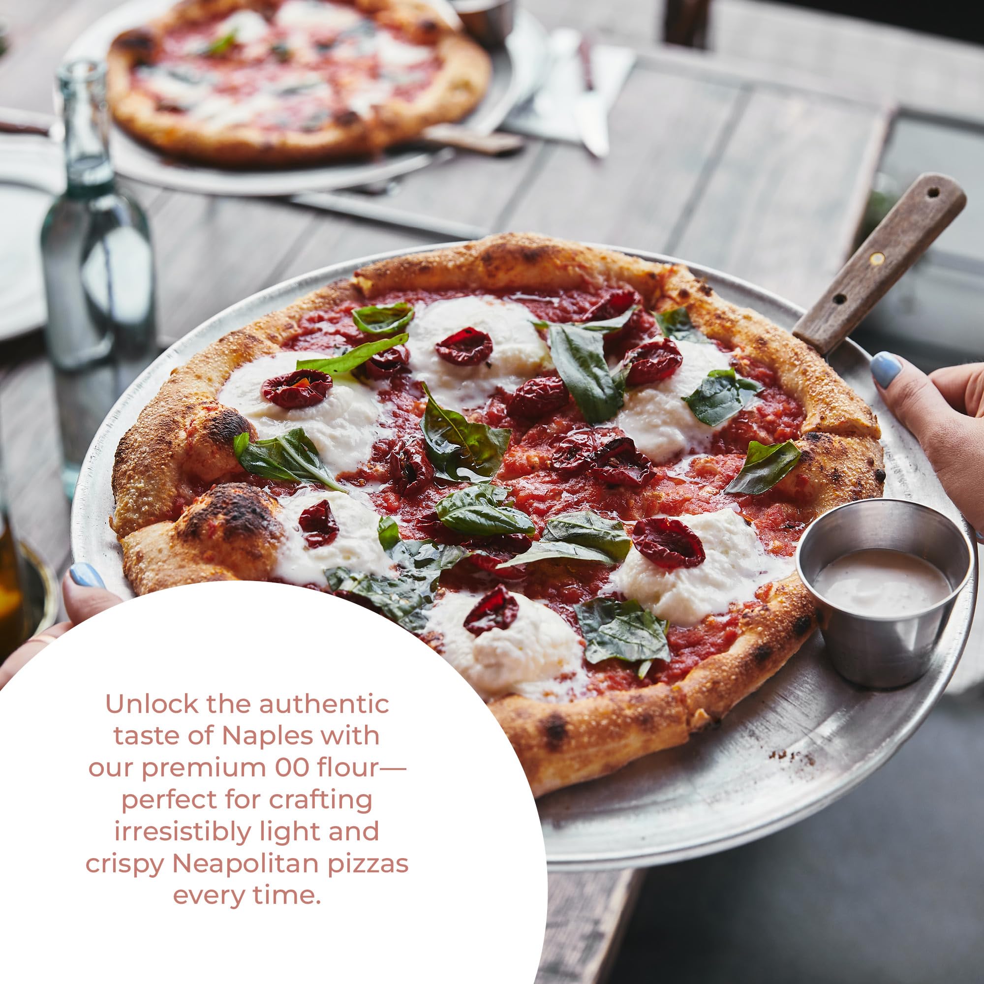 Antimo Caputo Chefs Flour 2.2 LB (Pack of 2) - Premium Italian 00 Double Zero Soft Wheat Flour for Homemade Pizza Dough, Artisan Bread & Fresh Pasta - Perfect for Neapolitan Pizza, Focaccia & Italian Baking
