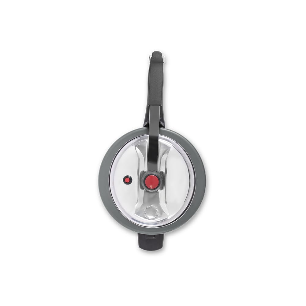 Brinox Nonstick Ceramic Life 3L Pressure Cooker - Gray | Safe & Fast Cooking for Soups, Stews & Family Meals