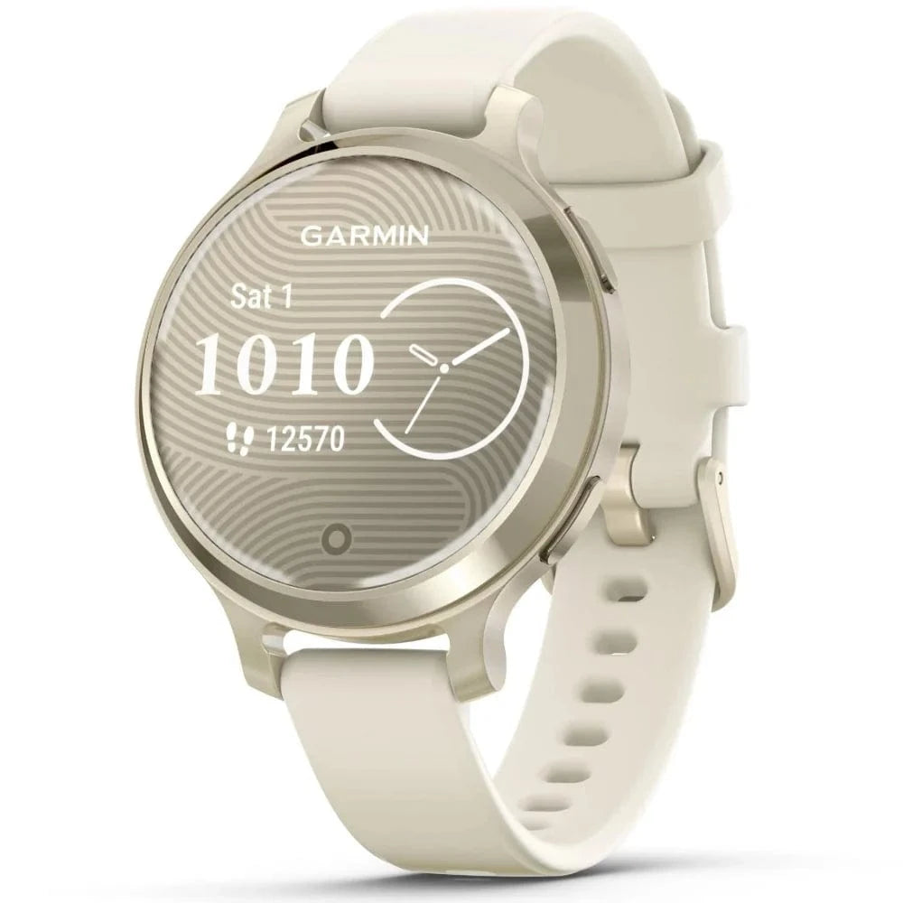 Garmin Lily 2 Active Smartwatch for Women - Stylish Lunar Gold Design with Soft Silicone Band | Fitness Tracking, Heart Rate Monitor, Sleep Analysis | Perfect for Workouts, Office & Everyday Wear