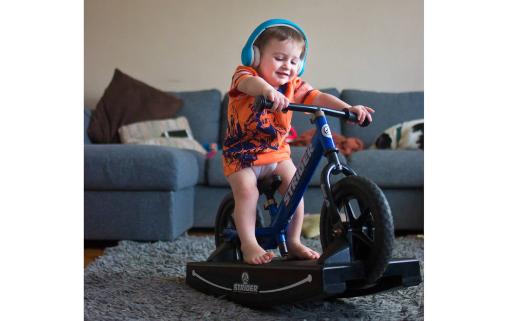 Strider 12 Sport 2-in-1 Balance Bike & Rocking Base - Kids Toddler Bike for Learning to Ride - Perfect for Indoor & Outdoor Play, Birthday Gifts