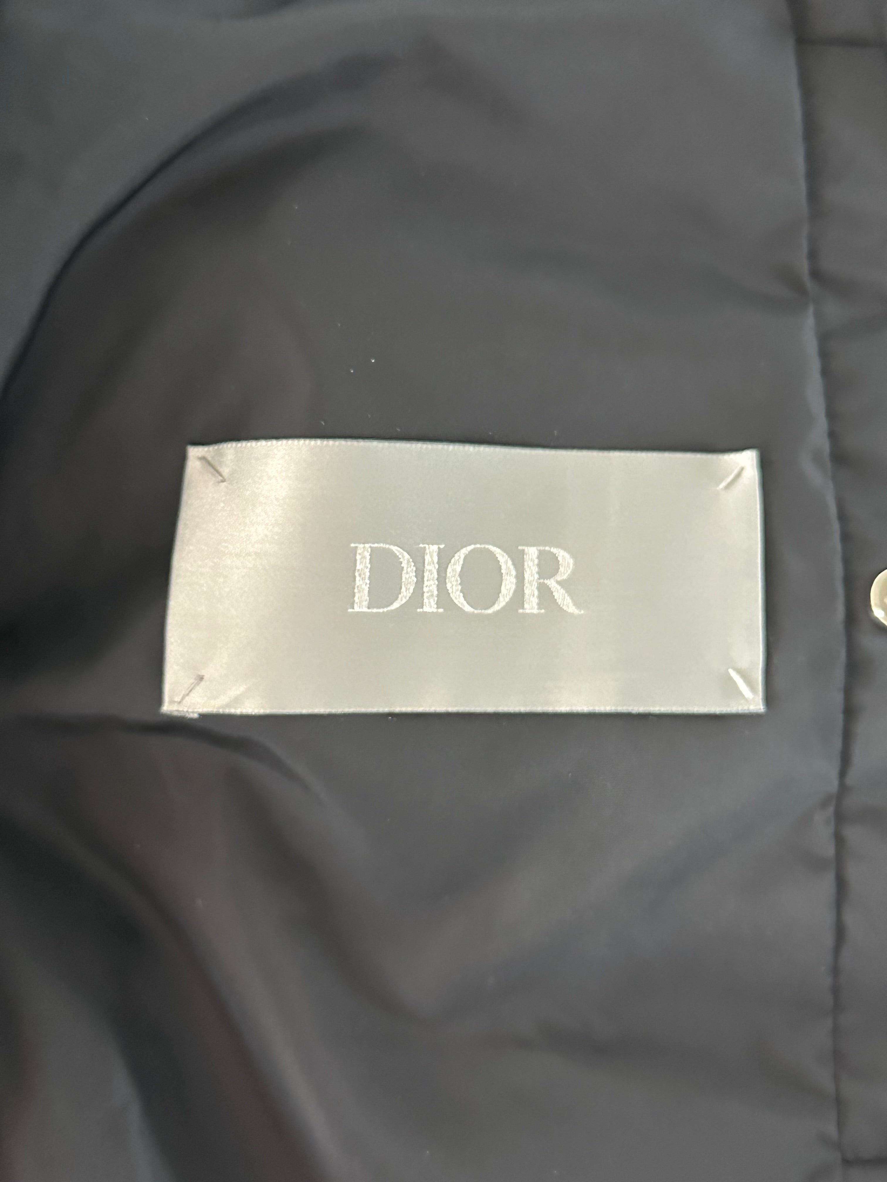 Dior Black Oblique Puffer Jacket - Women's Winter Coat, Quilted Down Jacket for Cold Weather | Fashionable Outerwear for Street Style & Luxury Winter Fashion