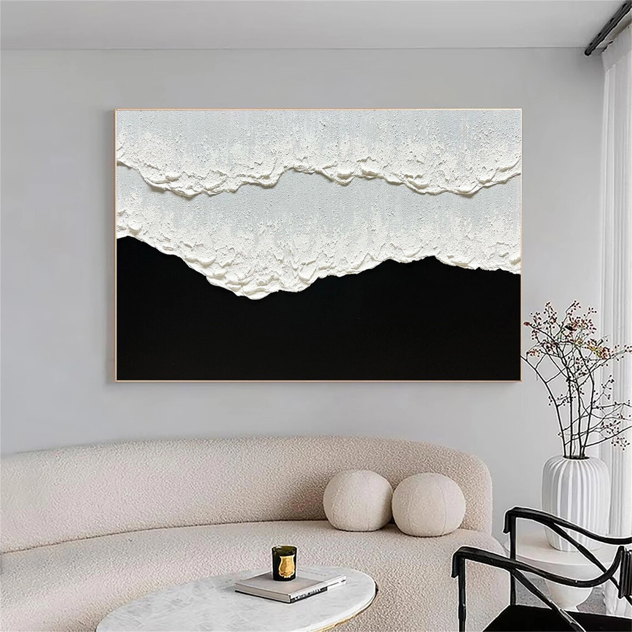 Ocean And Sky Painting #OS 096 - Stunning Seascape Wall Art for Home & Office Decor - Perfect for Living Room, Bedroom or Beach House