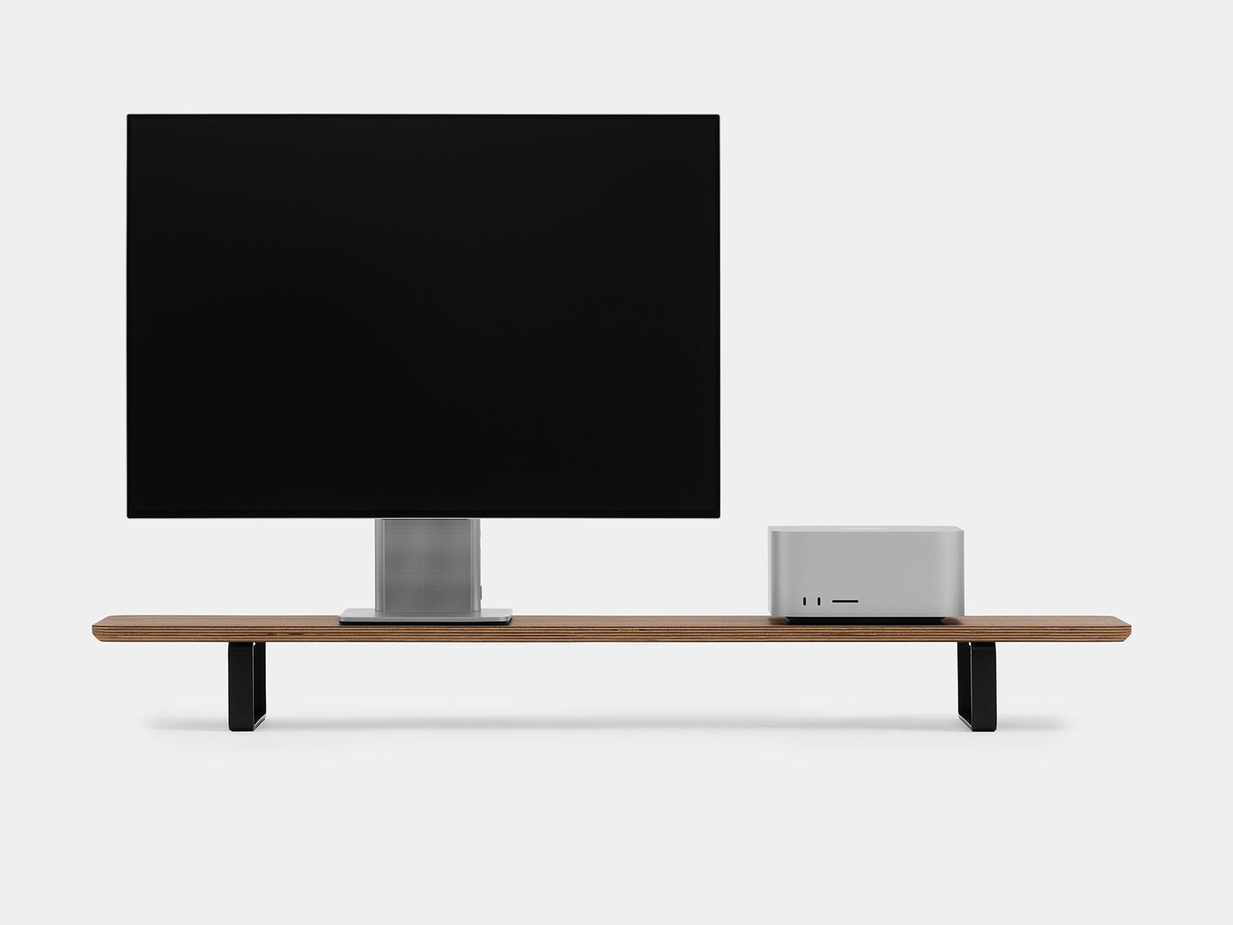 Dual Monitor Stand for Desk - Adjustable Computer Monitor Riser with Shelf - Perfect for Home Office, Gaming Setup & Workspace Organization