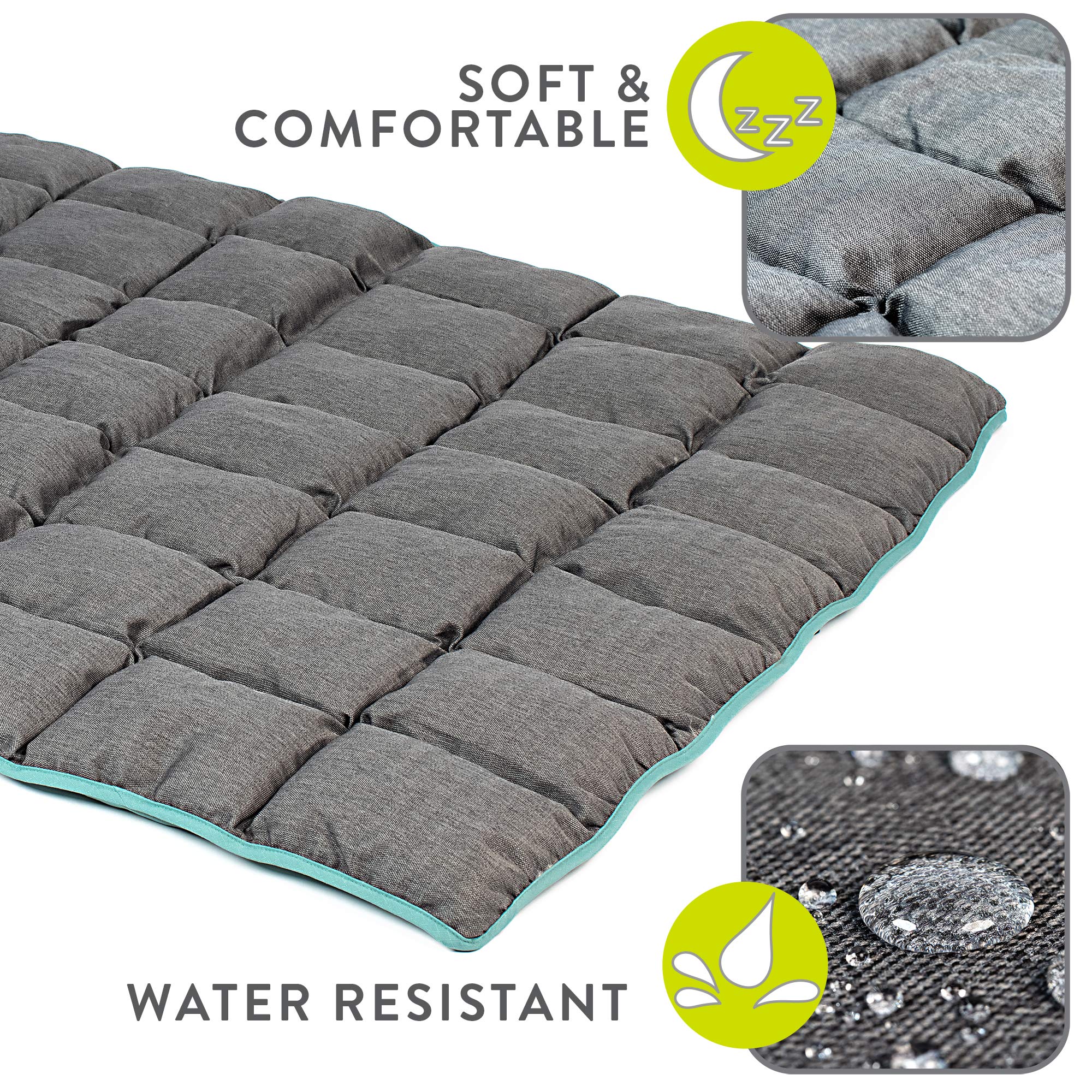 Hyper Pet's Rugged Rest Deluxe Durable Dog Bed - Washable Orthopedic Pet Bed for Small, Medium & Large Dogs, Perfect for Crates & Travel - Medium Size 40