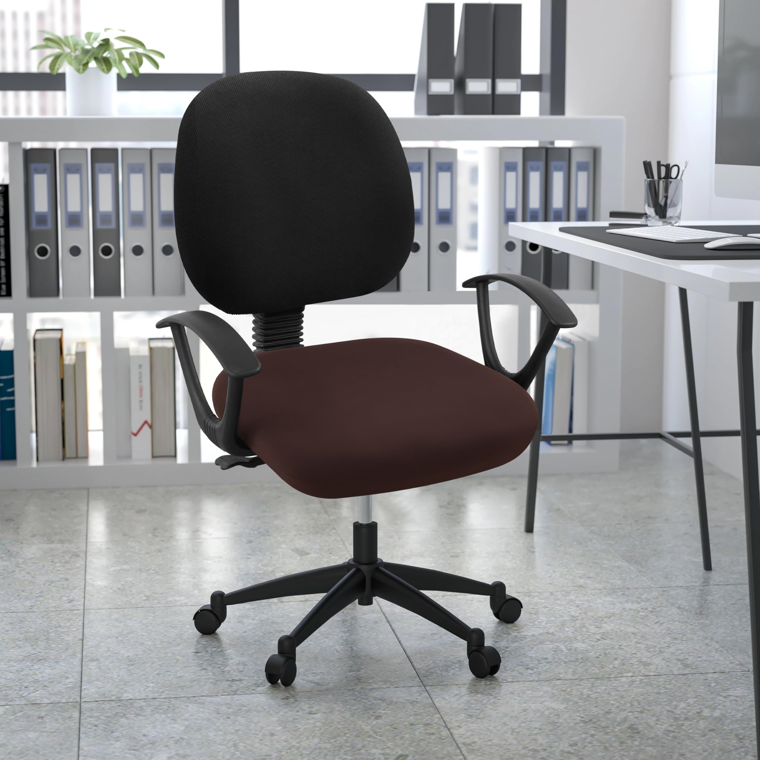 Stretchy Office Chair Cover - Universal Fit, Washable - for Home & Office Use