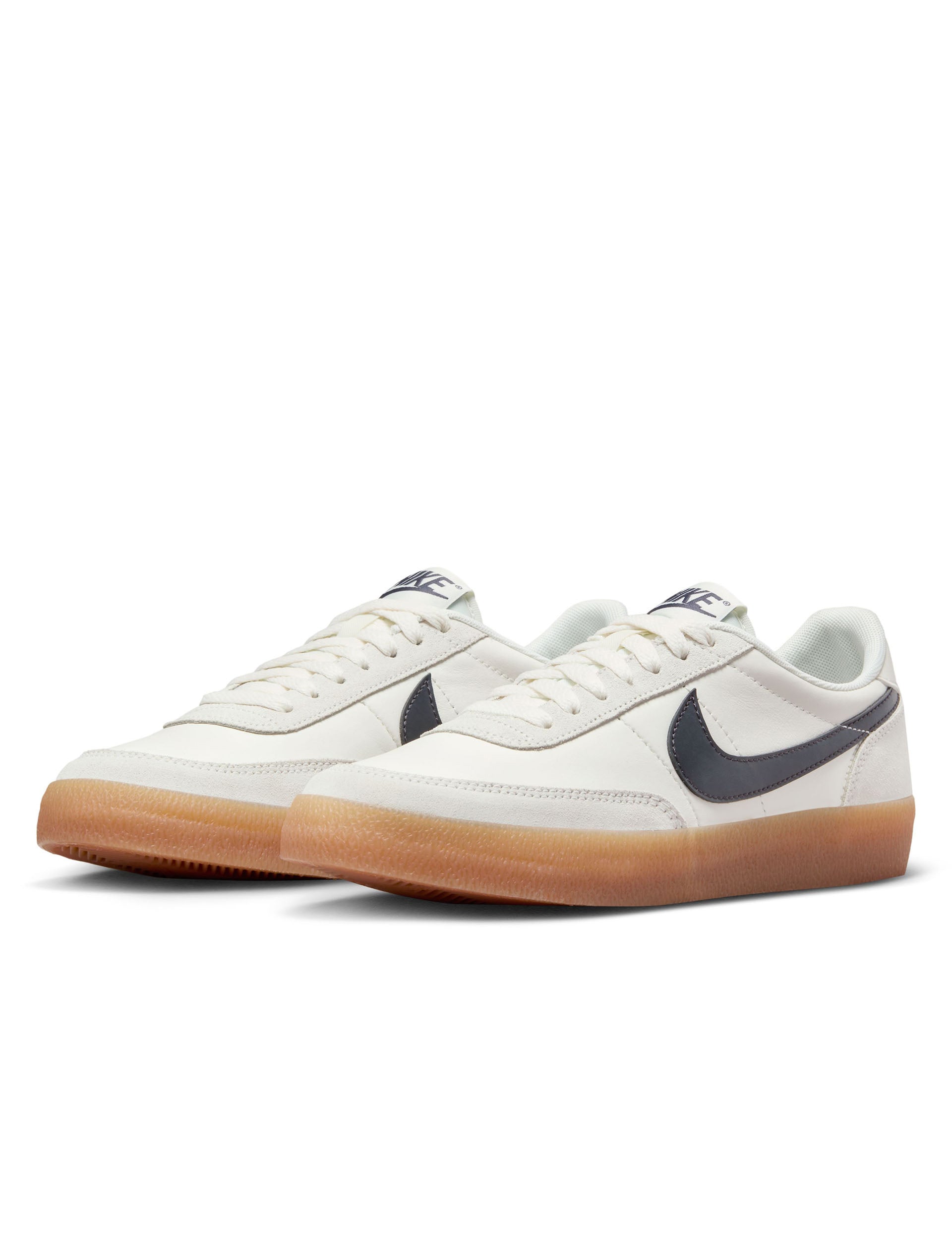 Nike Killshot 2 Leather Sneakers - Sail/Gum Yellow/Oil Grey | Classic Retro Style for Men | Perfect for Casual Wear, Office & Street Fashion