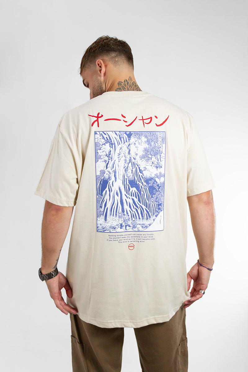 Men's Ocn Orian Raw T-Shirt - Breathable Cotton Casual Tee for Everyday Wear, Gym & Outdoor Activities