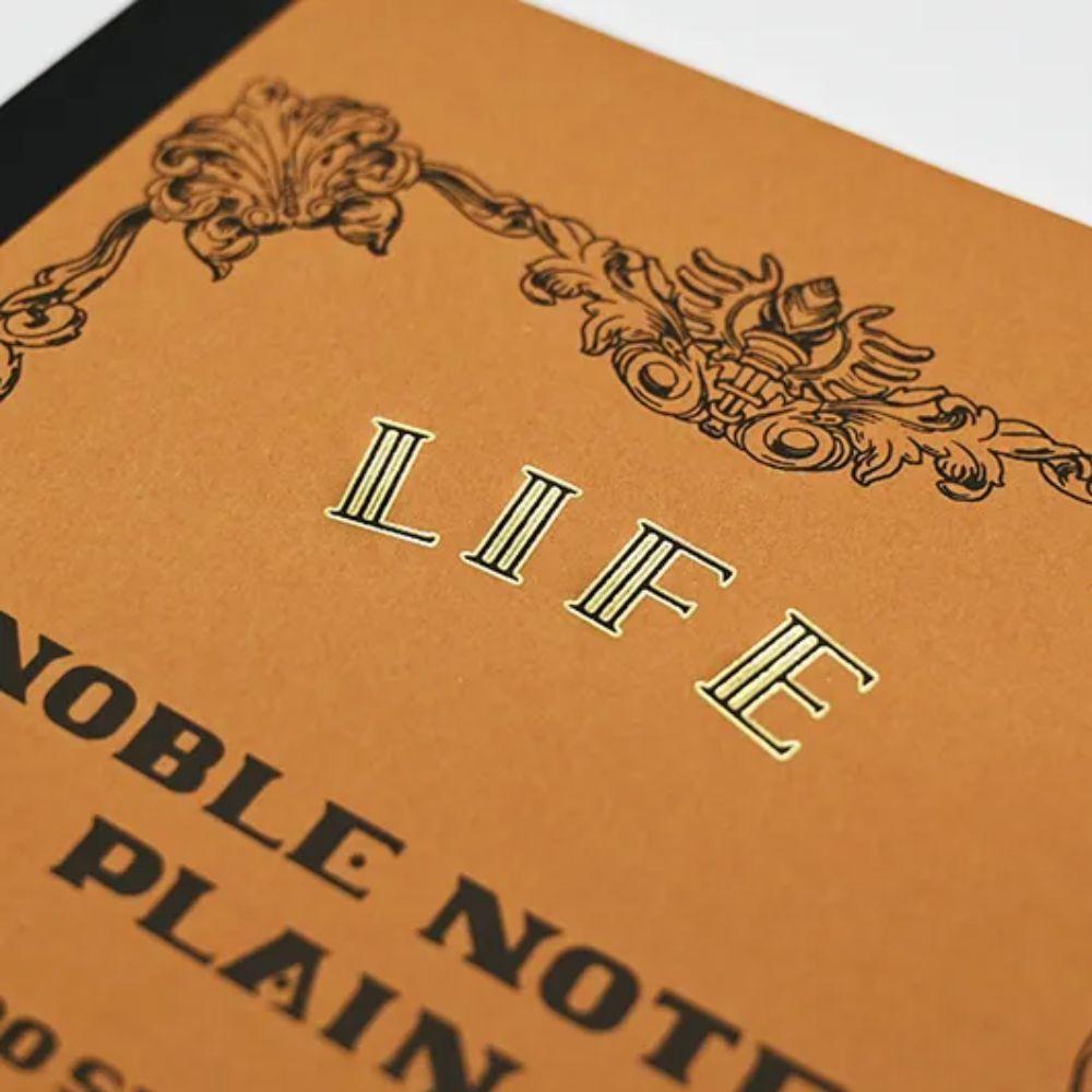 Premium A5 Unruled Notebook - 100 Pages of High-Quality Writing Paper for Journaling, Note Taking & Sketching | Life Noble N36 | Perfect for Students, Office & Creative Projects