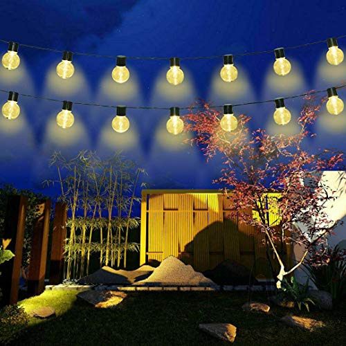 Solar Powered 10 LED String Lights - Waterproof Outdoor Garden Path Lighting for Yard, Patio, Deck, and Landscape Decoration | Perfect for Weddings, Parties, and Backyard Decor