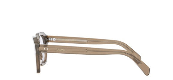 Celine THIN CL50128I 045 Shiny Opaline Pink Geometric Men's Eyeglasses - Stylish Designer Frames for Men, Lightweight & Durable - Perfect for Work, Casual Wear & Fashion Statements